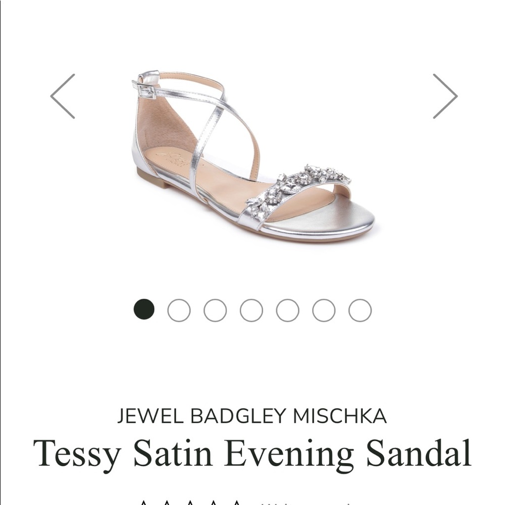 JEWEL BADGLEY MISCHKA
Tessy Satin Evening Sandal - Picture 3 of 4